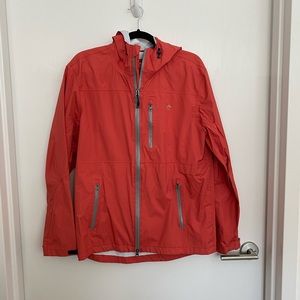 Medium red/orange Southern Tide rain jacket